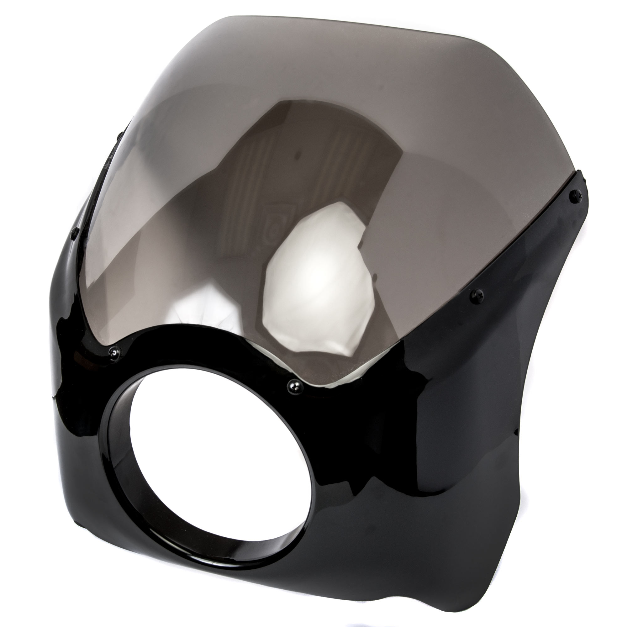 Krator Black & Smoke Headlight Fairing Windshield Kit Compatible with Suzuki Boulevard C109R C50 C90
