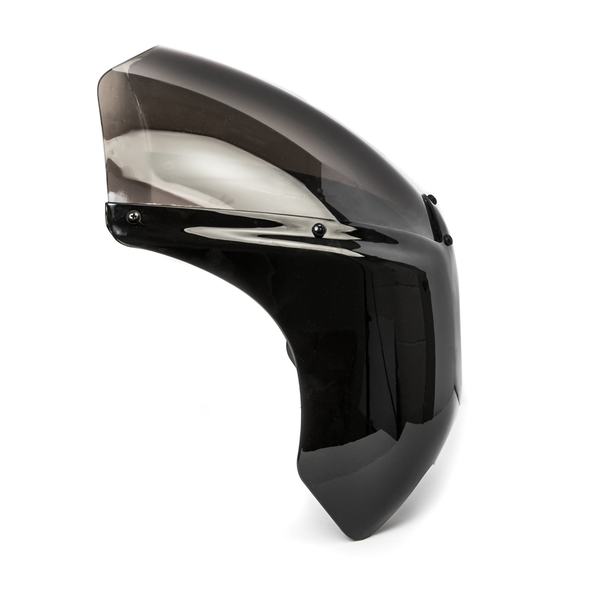 Krator Black & Smoke Headlight Fairing Windshield Kit Compatible with Suzuki Boulevard S40 S50 S83