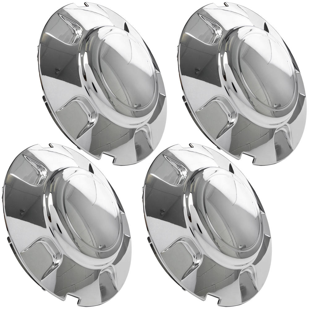 Krator 4pc Chrome Wheel Center Caps Wheel Hub Cap Lug Nut Covers Compatible with 1997-2003 Ford Expedition 5 Twin Spoke