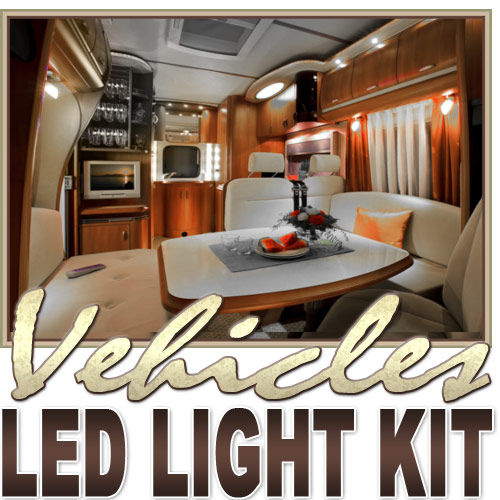 Biltek 6' ft Cool White Fishing Storage Compartment LED Strip Lighting Kit - Motorhome Boat Cabin Yacht Compartment Interior Lighting