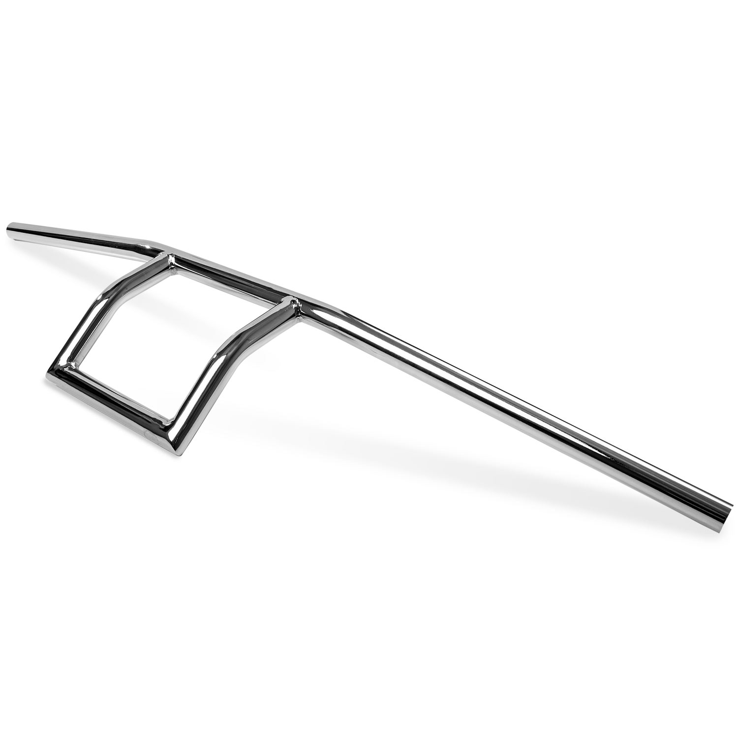 Krator Motorcycle Handlebar 7/8" Chrome Box Window Attack Style Compatible with Yamaha Royal Star Venture Classic Royale Deluxe