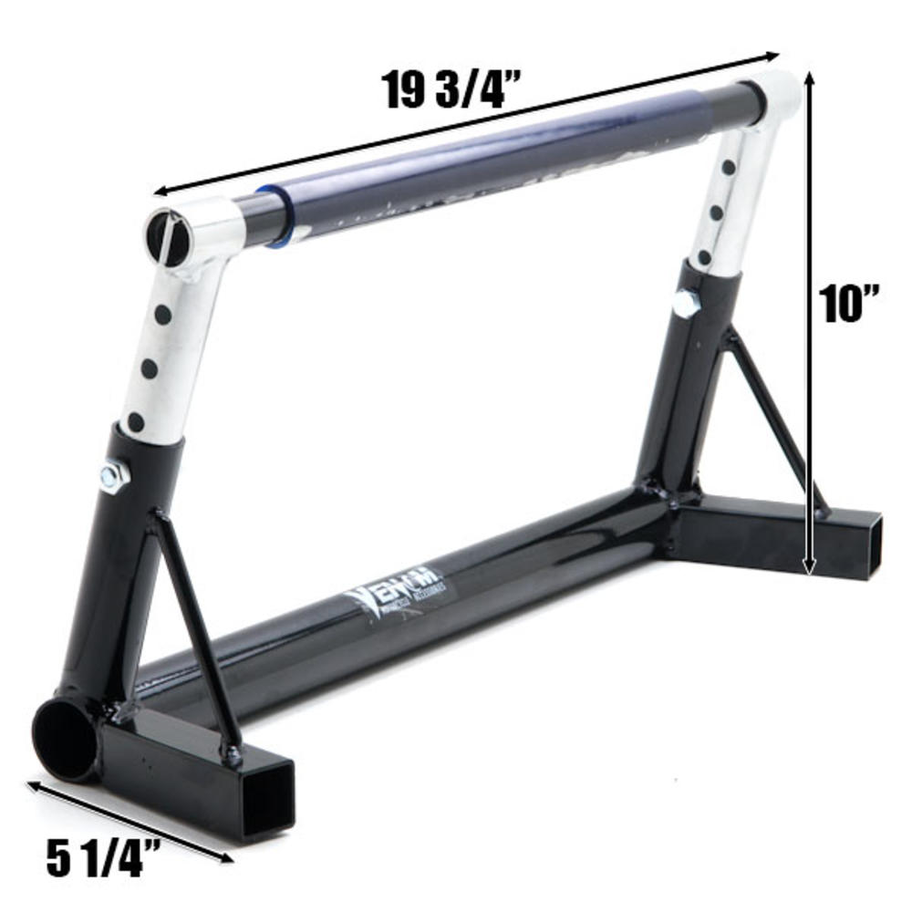 Venom Adjustable Motorcycle Pivot Center Lift Bar Stand - Extends from 7" to 10" Adjustable Motorcycle Pivot Center Lift Bar Stand +