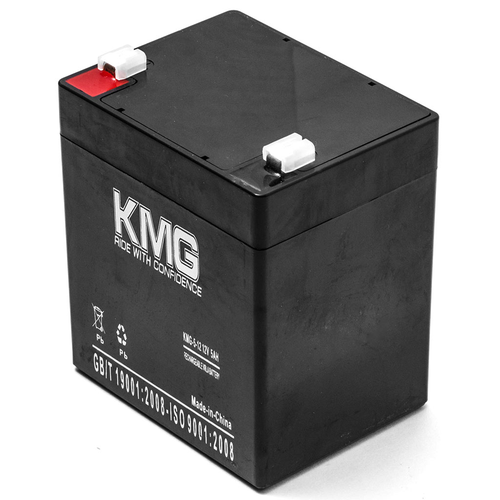 KMG 12V 5Ah Replacement Battery Compatible with Elk Batteries ELK-1240 ELK-1250