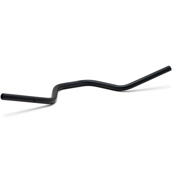 Krator Motorcycle Handlebar 7/8" Black Bars Euro Style Compatible with Ducati Monster 748 749 750 848 851 860