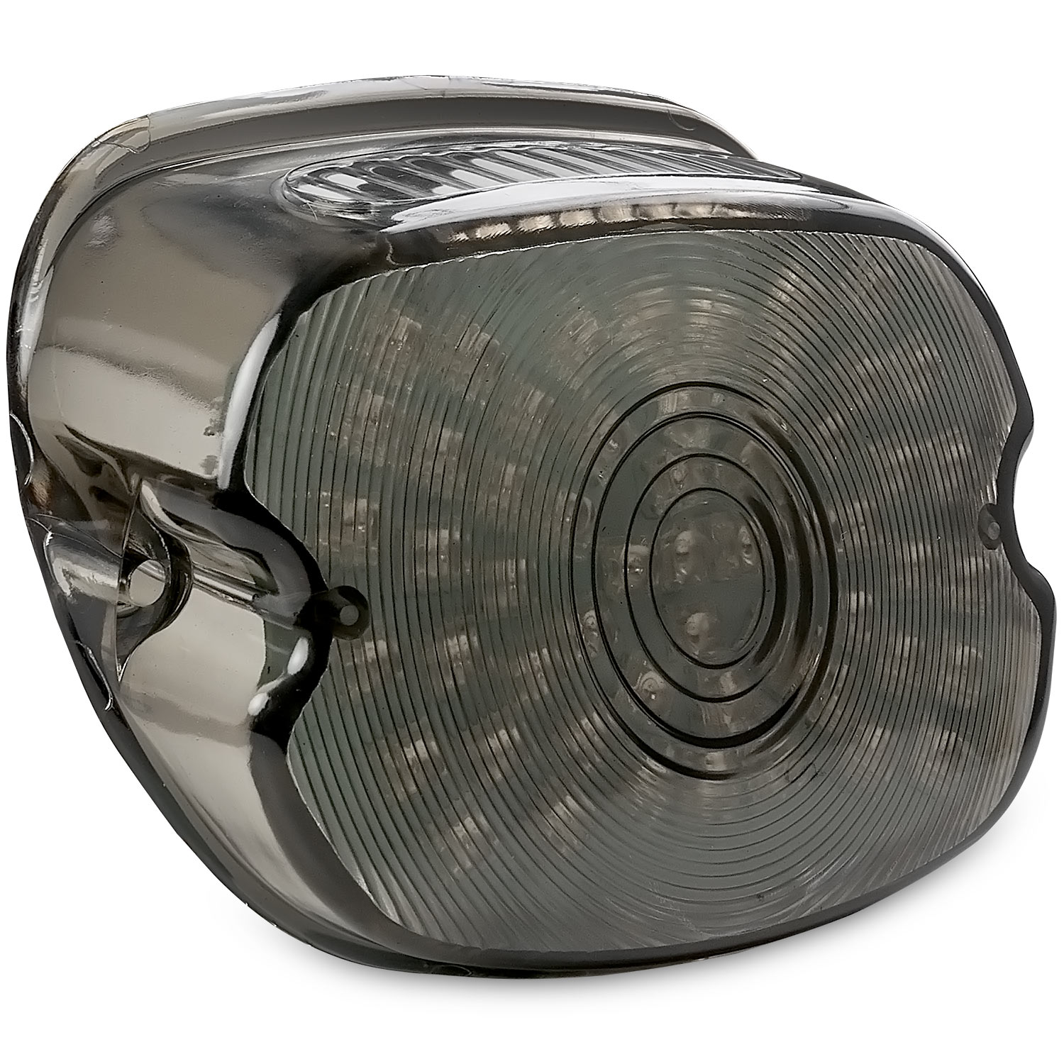 Krator Smoke Integrated LED Taillight w/ Turn Signals Compatible with 2005-2014 Harley Davidson Softail Deluxe - FLSTN