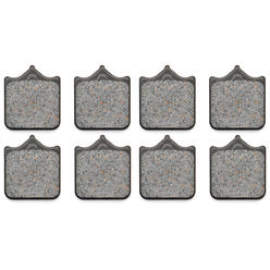 KMG Front Brake Pads Compatible with 2007 MV F4RR 312R 1000 (Brembo Calipers) - Non-Metallic Organic NAO Brake Pads Set