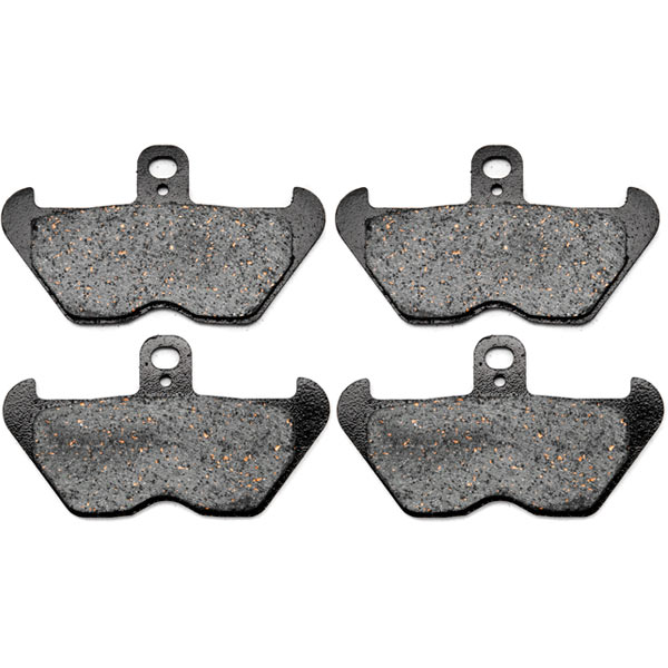 KMG Front Brake Pads Compatible with 1996-2001 BMW R 850 RT (Cast wheel/ABS) - Non-Metallic Organic NAO Brake Pads Set