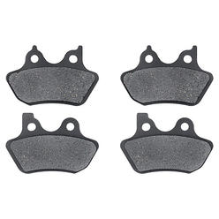 KMG Front Brake Pads Compatible with 2004-2005 Harley FXDXi Dyna Super Glide Sport - Non-Metallic Organic NAO Brake Pads Set