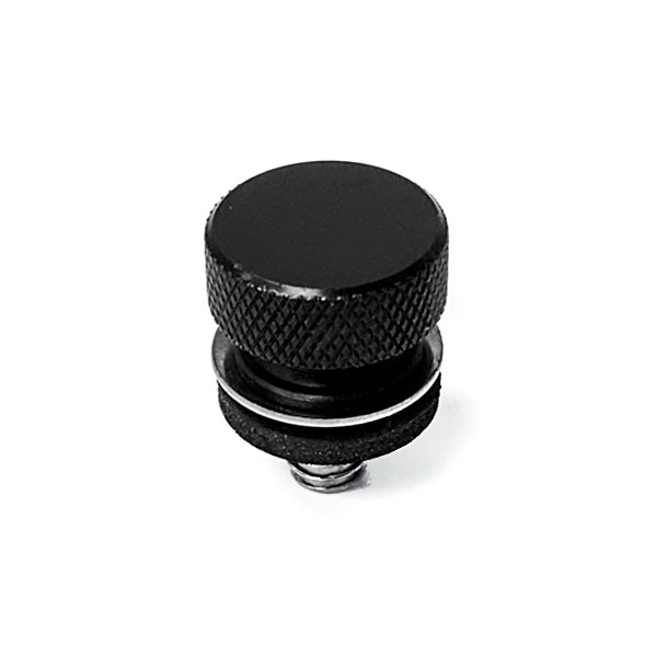 Krator Black Seat Bolt Screw Knurled Seat Cover Bolt Compatible with Harley Davidson Sportster Nightster XL1200N