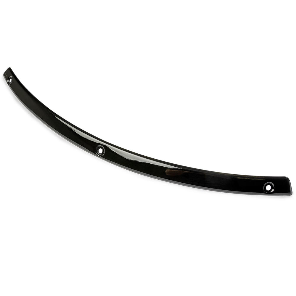 Krator Black Windshield Trim Windscreen Accent Compatible with 1996-2013 Harley-Davidson Motorcycles ('96-'13 Electra Glides, '06-'13