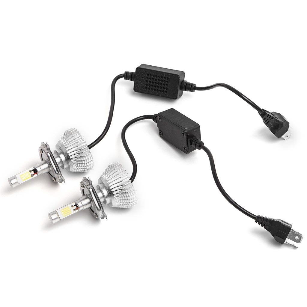Biltek LED Low Beam Conversion Bulbs Compatible with 2008-2012 Chevrolet Aveo 5 Dr. (H4 / 9003/HB2 (High/Low Beam) Bulbs)