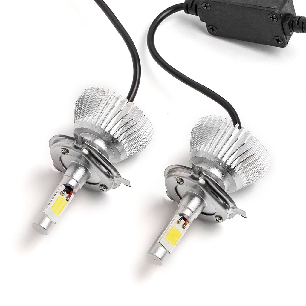 Biltek LED Low Beam Conversion Bulbs Compatible with 1998-2006 Moto Guzzi V11 1100 Sport (H4 / 9003/HB2 (High/Low Beam) Bulbs)