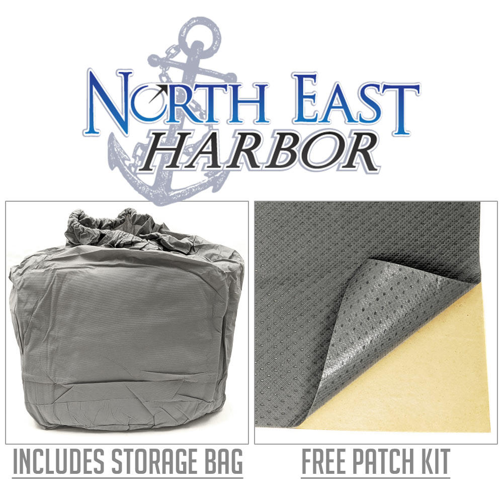 North East Harbor Waterproof Superior Folding Camping Travel Trailer Storage Cover Fits Length 18'-20' Foot Heavy Duty 4 Layer Fabric Pop-Up Tent