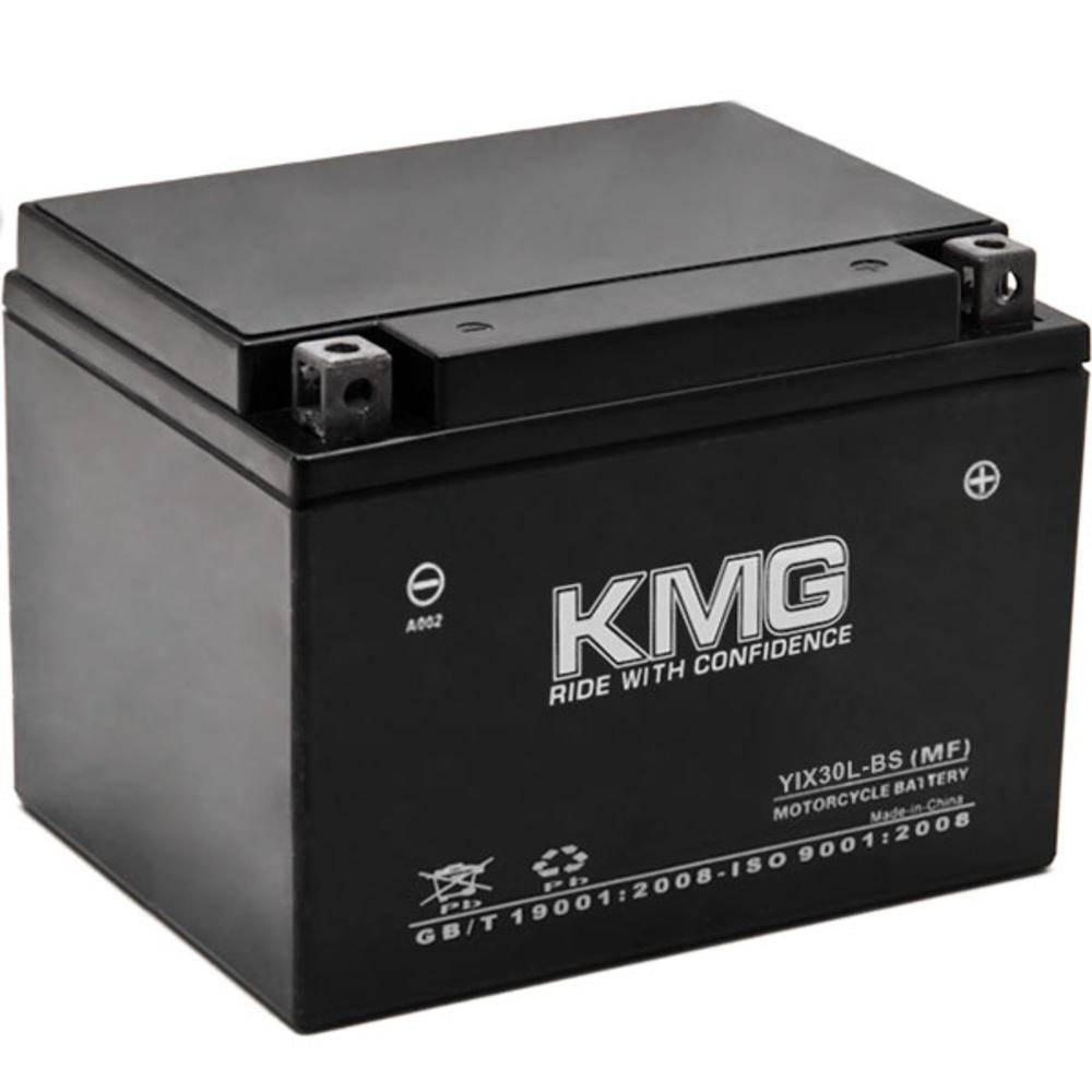 KMG YIX30L-BS Battery Compatible with Polaris 800 Sportsman 2005-2012 Sealed Maintenance Free 12V Battery High Performance SMF OEM