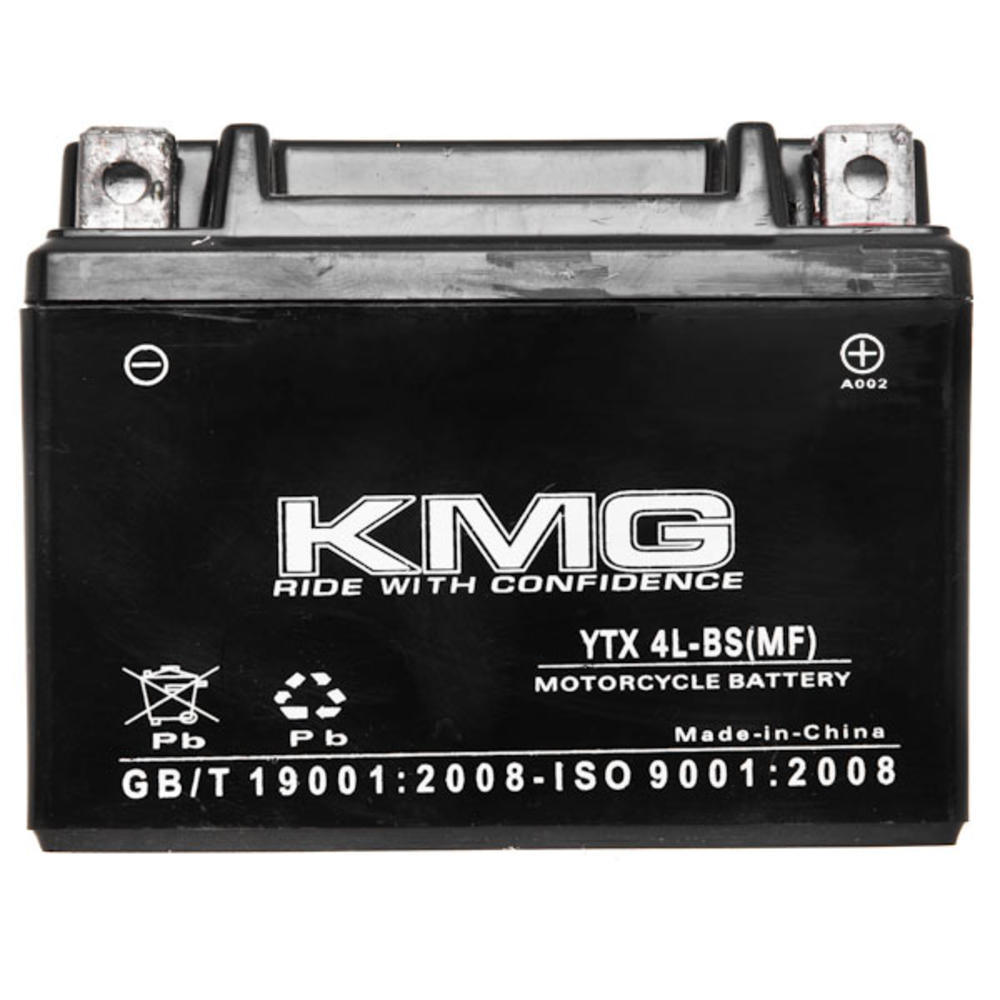 KMG Battery Compatible with Snapper Walk Behind Mowers Electric Start 0-2011 YTX4L-BS Sealed Maintenance Free Battery High