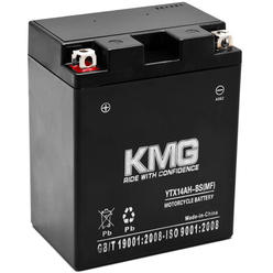 KMG Battery Compatible with Bombardier Can-Am 200 Rally 2002-2006 YTX14AH-BS Sealed Maintenance Free Battery High Performance 12V