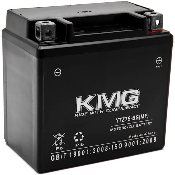 KMG YTZ7S Battery Compatible with Kymco 50 Mongoose 50 0-2011 Sealed Maintenance Free 12V Battery High Performance SMF OEM