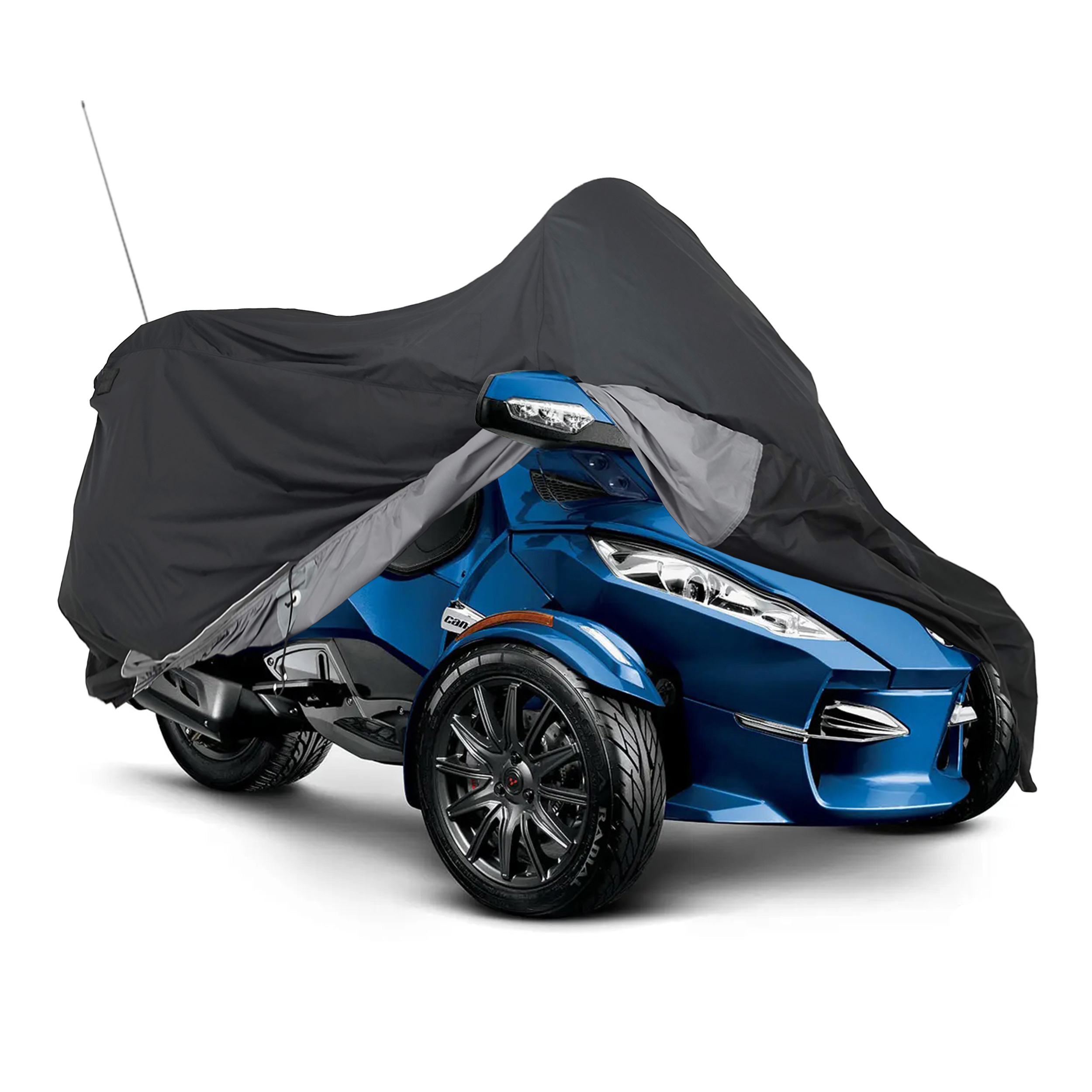 North East Harbor Full Storage Cover Compatible with 2010-2022 Can-Am Spyder RT-S | Waterproof, Weather Resistant Fabric, Black