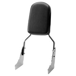 Krator Backrest / Sissy Bar with Leather Pad Back Rest Seat Compatible with Honda Shadow ACE 1100 Honda Shadow ACE Tourer Honda Shadow