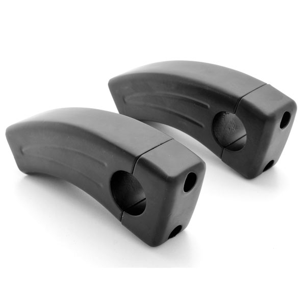 Krator 3.5" Black Motorcycle Handlebar Pullback Risers Compatible with Yamaha Stratoliner Midnight Deluxe