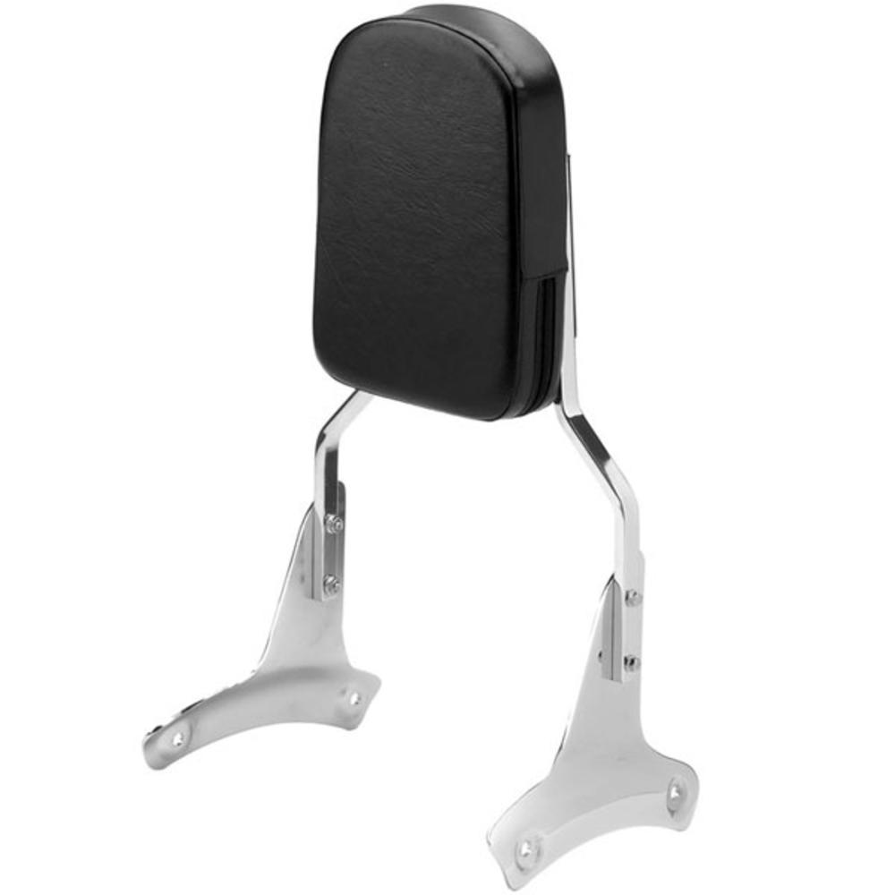 Krator Sissy Bar Backrest Motorcycle Passenger Seat Pad Compatible with 1997-2003 Honda Shadow ACE 400 / VT400