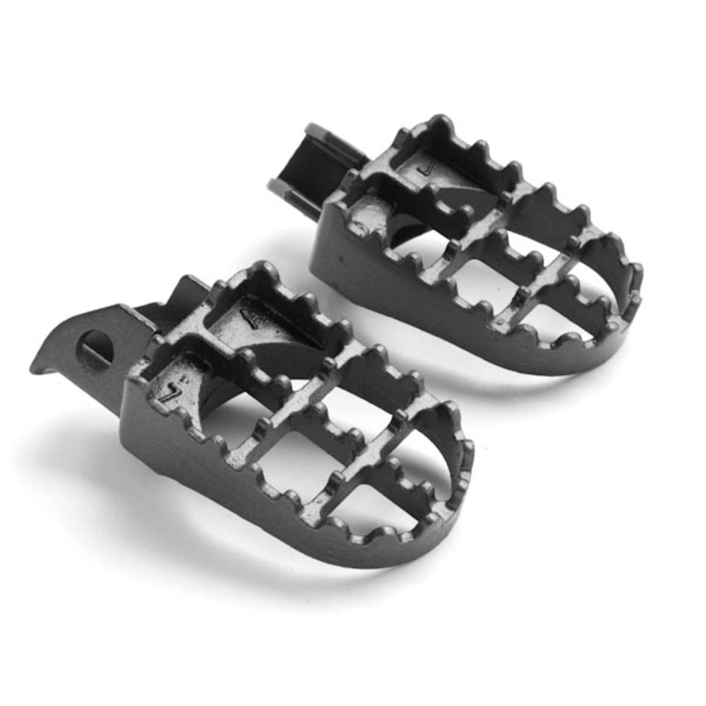 Krator MX Foot Pegs Motocross Dirt Bike Footrests L & R Compatible with 1992-1993 Suzuki DR250