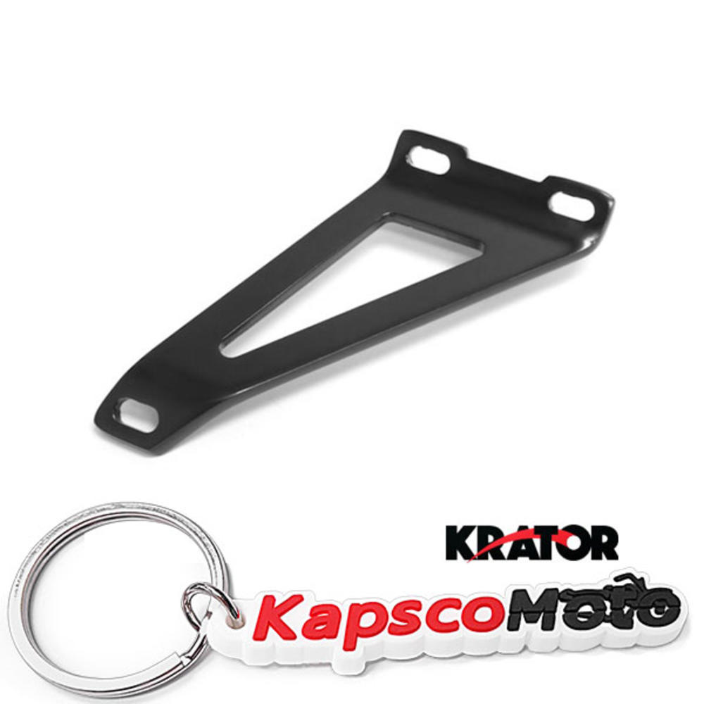 Krator Motorcycle Exhaust Hanger Brackets Black Compatible with Suzuki GSXR 600 2001-2003 / GSXR 750 2000-2003 / GSXR 1000 2001-2004 /