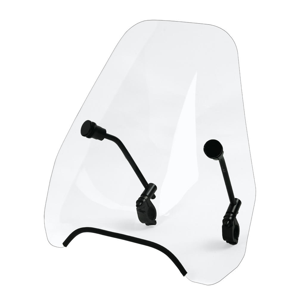 Krator 15" Clear Tinted Windscreen Windshield Compatible with Victory Vegas (2016) Fits 7/8" or 1" Handlebars