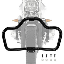 Krator Motorcycle Mustache Engine Guard, Crash Bar, Compatible with Harley Davidson 2004-2022 XL & 2008-2013 XR Models, Sportster
