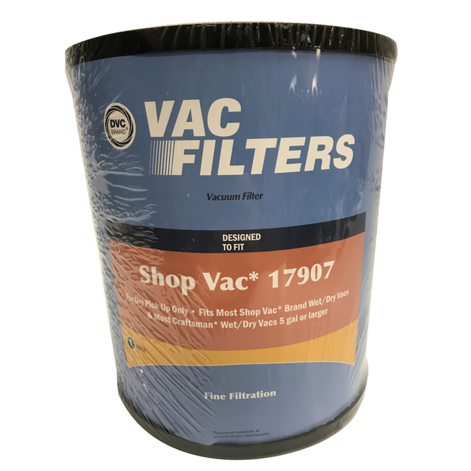 DVC Vacuum Filter Designed To Fit Shop Vac and Craftsman 17907 Wet Dry Vacuums