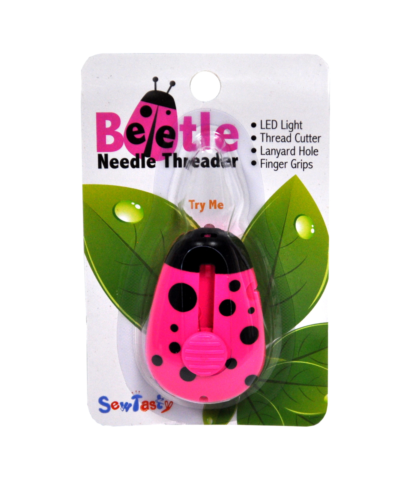 Sewgroup Needle Beetle Needle Threader LED Pink N4236