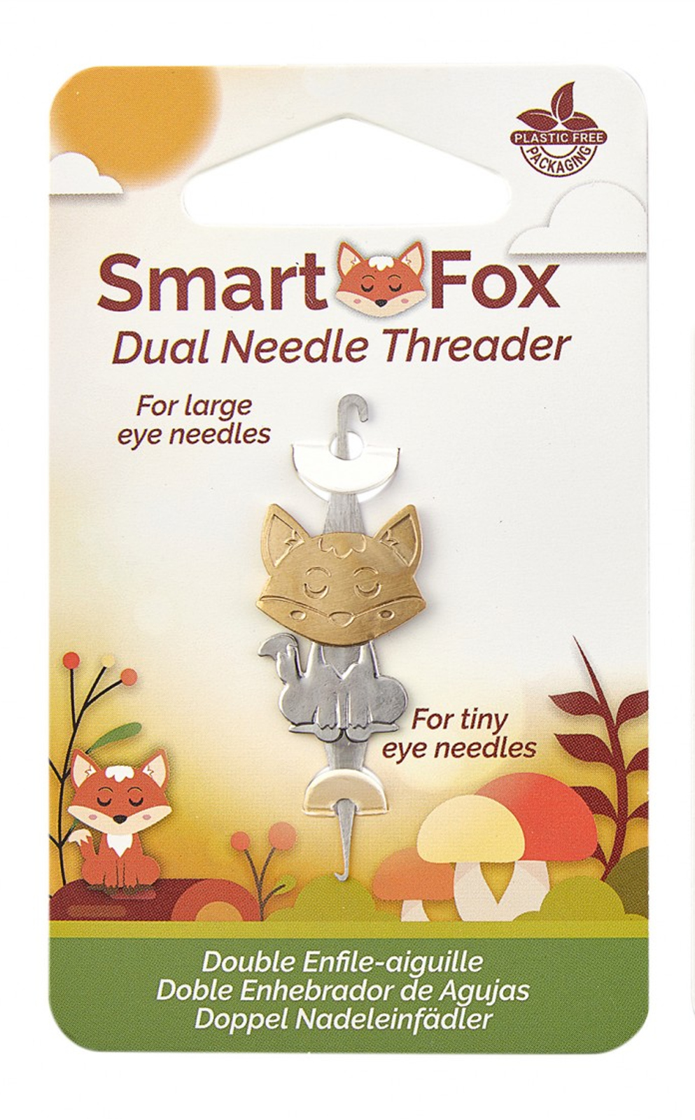 SewTasty Smart Fox Metal Dual Needle Threader