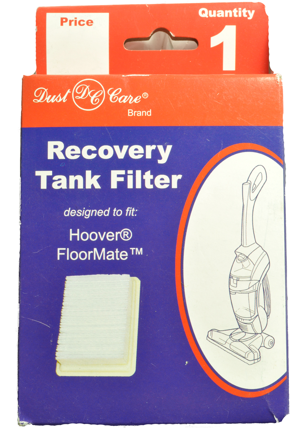 Hoover Floormate 3000/3030 Recover Tank Filter, Dust Care, designed to fit Hoover Floor Mate Floormate Recover Tank Filter