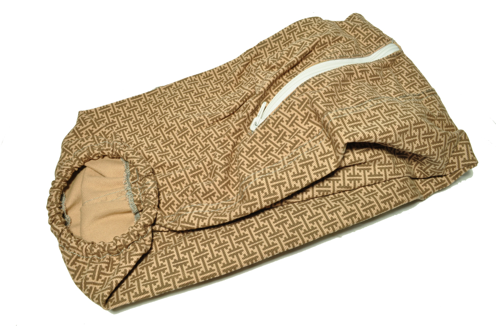 Kirby Tan Twill Cloth Shake Out Bag zipper pocket, will fit all Kirby's that do not require paper bags Tan Twill Cloth