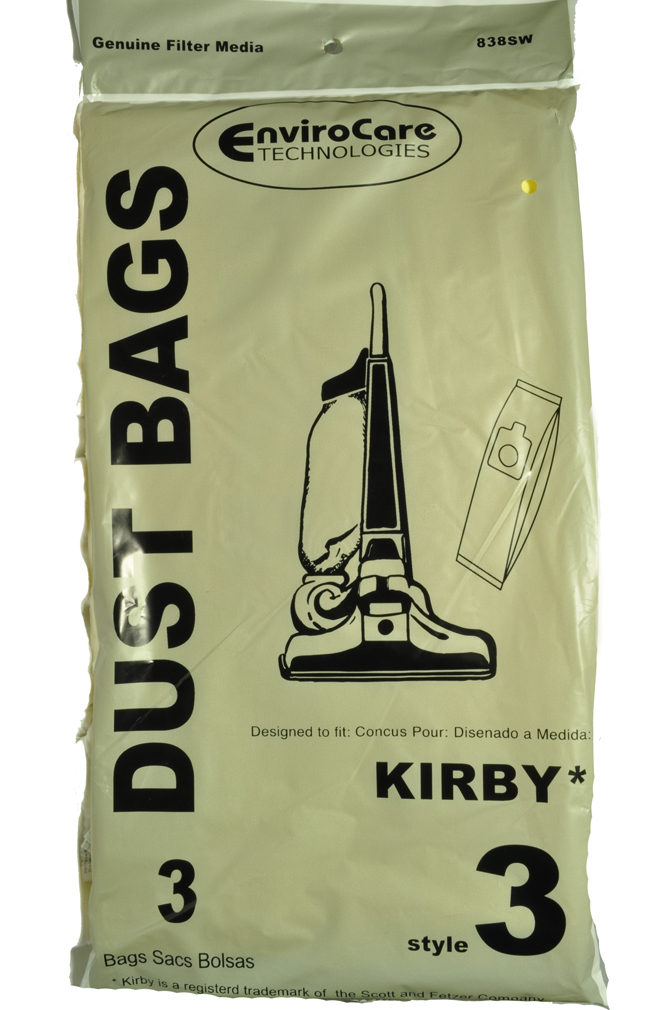 Envirocare Kirby Style 3 Vacuum Cleaner Bags