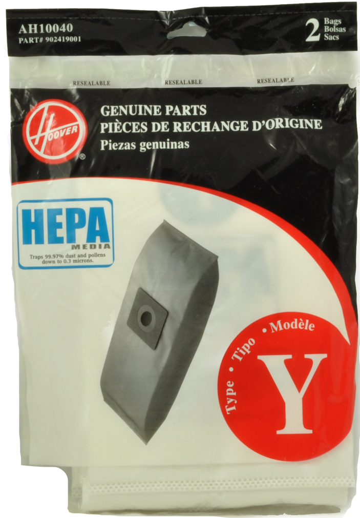 Hoover Type  Y Cloth vacuum Cleaner Bags Type Y Cloth Vacuum Cleaner Bags, 2Pk