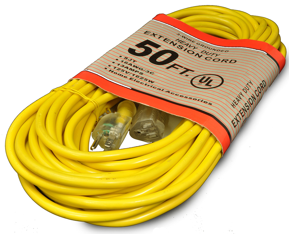 Commercial 50 Feet Hospital Grade Vacuum Cleaner Extension Cord Commercial 50' Vac Cleaner Cord