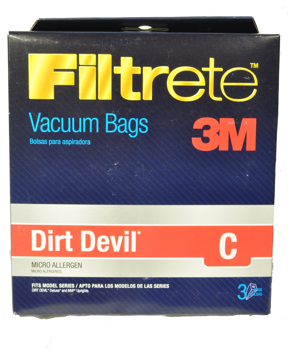 3M Dirt Devil Type / Type C Vacuum Cleaner Bags