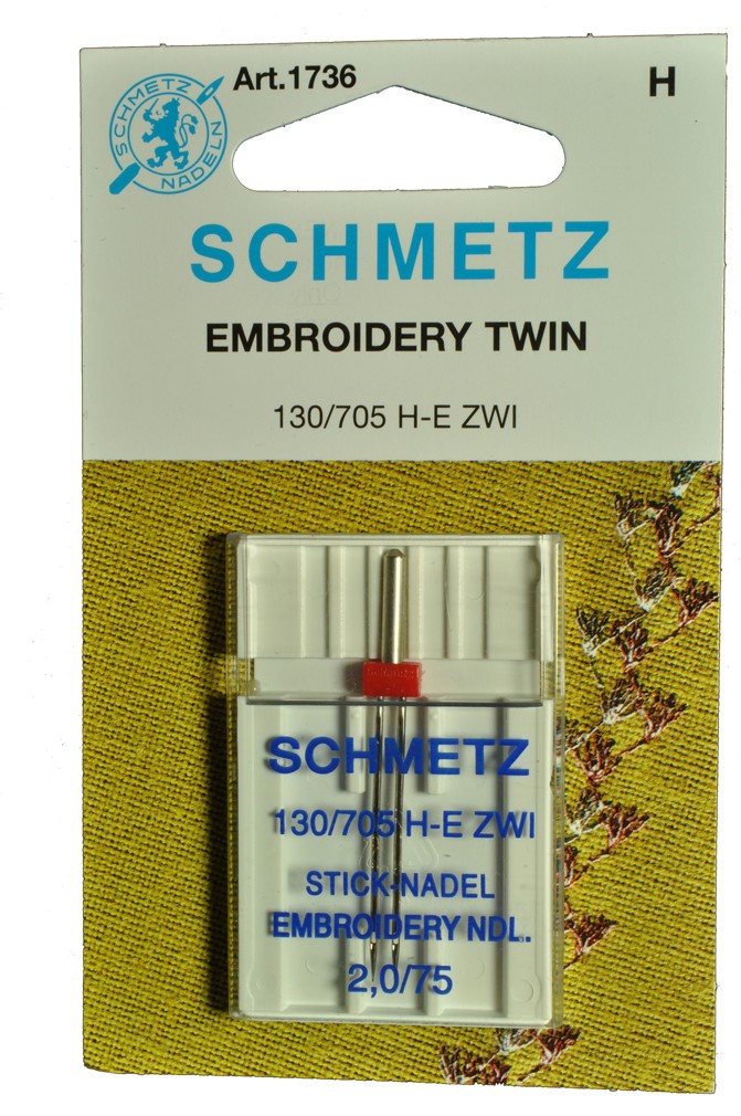 Schmetz Twin Embroidery Needle Sewing Machine Twin Embroidery Needle