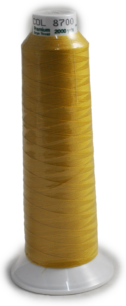 Madeira Poly Gold 2000YD Serger Thread   91288700