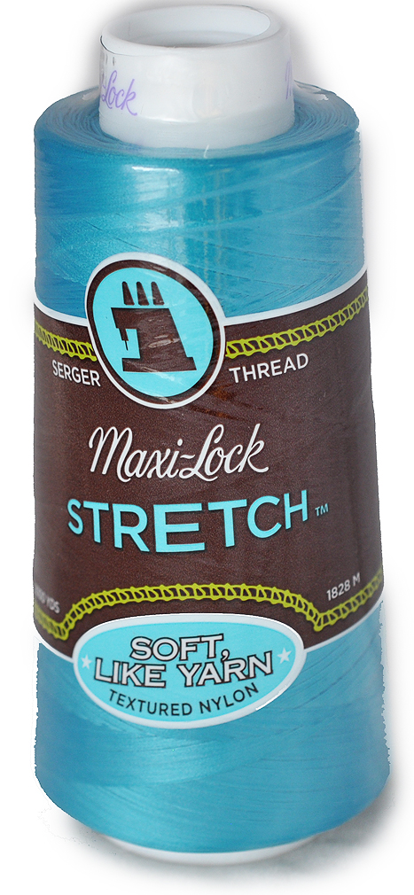 Maxi Lock A&E Maxi Lock Stretch Textured Nylon Radiant Turqoise Serger Thread  MWN-32265