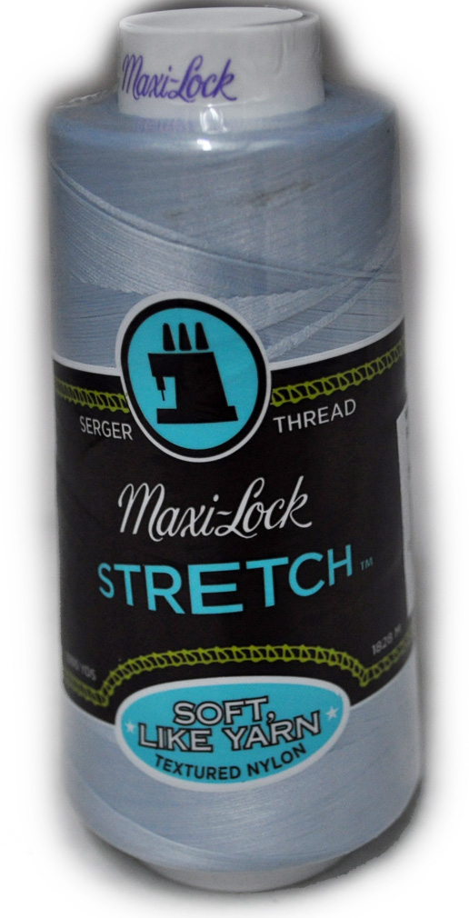 Maxi Lock A&E Maxi Lock Stretch Textured Nylon Blue Mist Thread MWN-32049