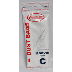 Hoover Vacuum Bags Type C 4 Envirocare Hoover Type C Upright Vacuum Cleaner Bags 4 Pack