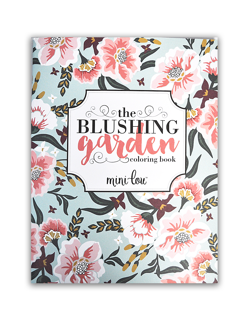 MiniLou Blushing Garden Coloring Book