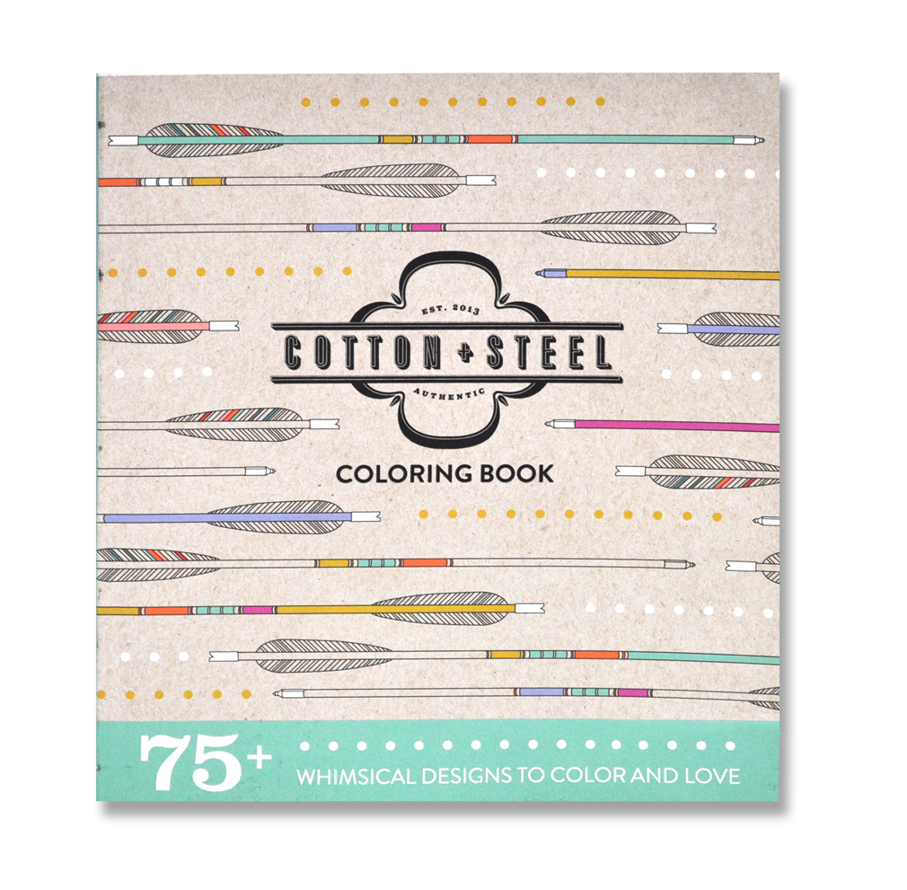 Fons and Porter Cotton + Steel Coloring Book