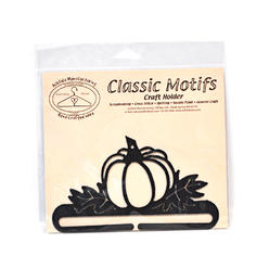 Ackfeld Classic Motifs Pumpkin Patch 6 Inch Charcoal Split Bottom Craft Holder