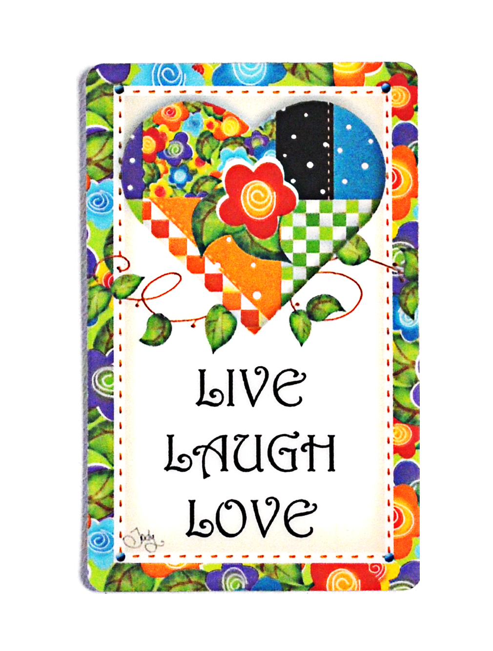 Jody Houghton Designs Live, Laugh and Love Magnet