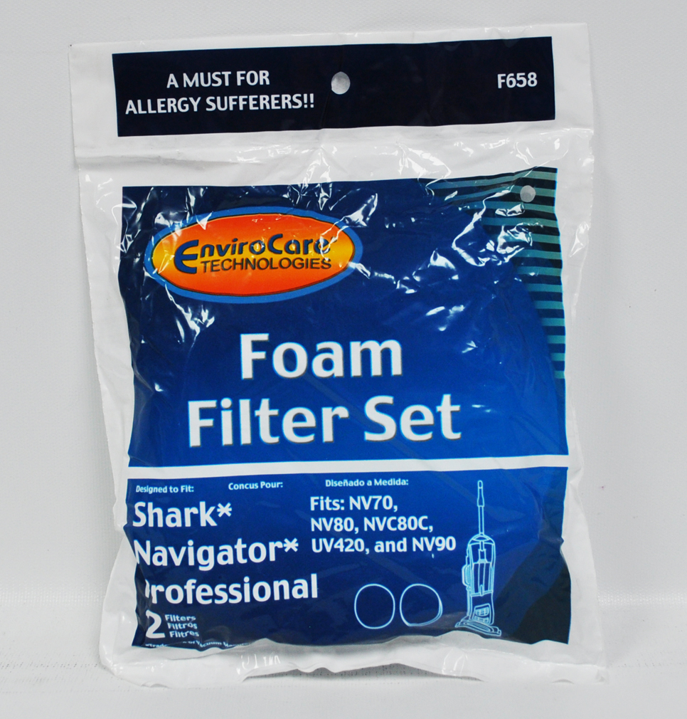 Envirocare Shark Navigator Professional Foam Filter Set F658