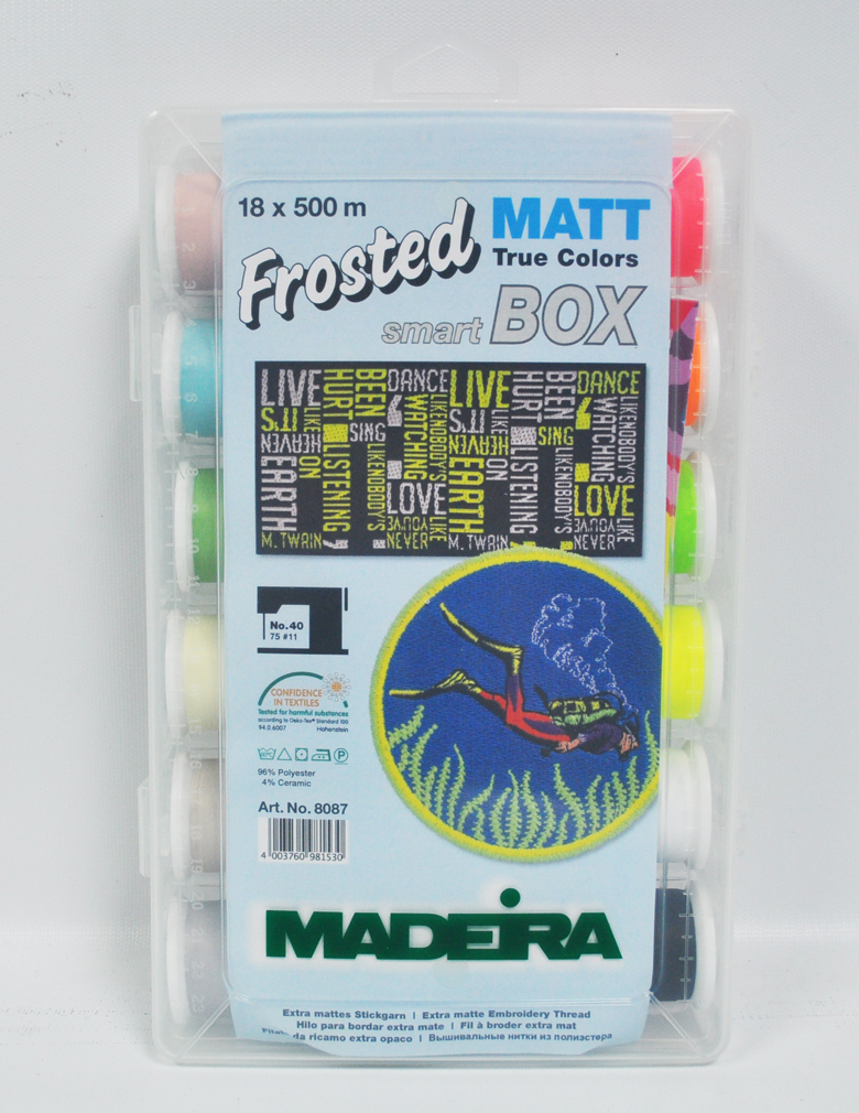 Madeira Frosted Matt 18 500M Spool Smartbox