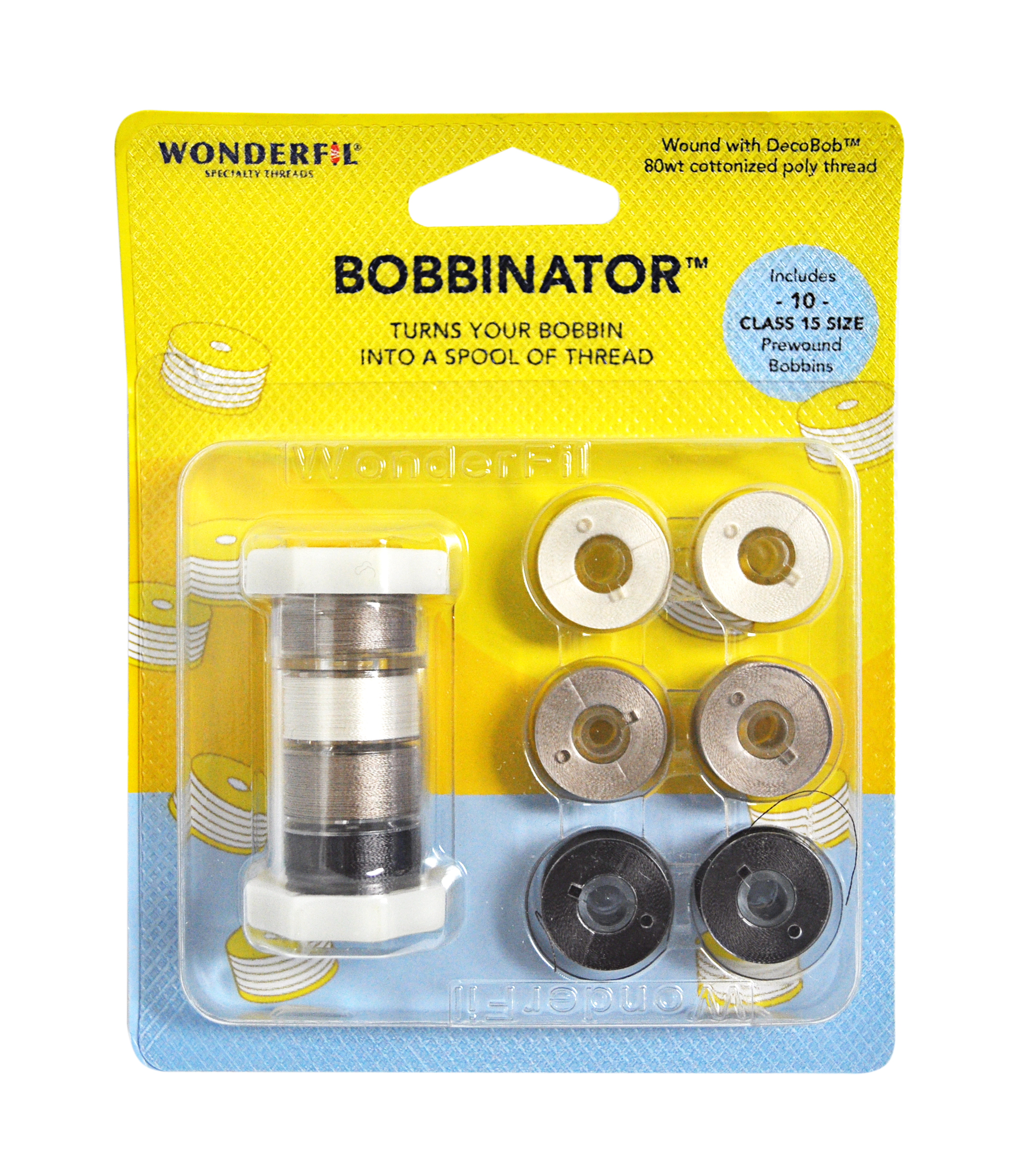WonderFil Bobbinator Class 15 Beige Colorway
